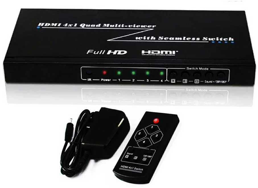 Spacetronik VAIZDO DALYTUVAS HDMI-SW-4/1P-PIP