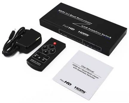 Spacetronik VAIZDO DALYTUVAS HDMI-SW-4/1P-PIP