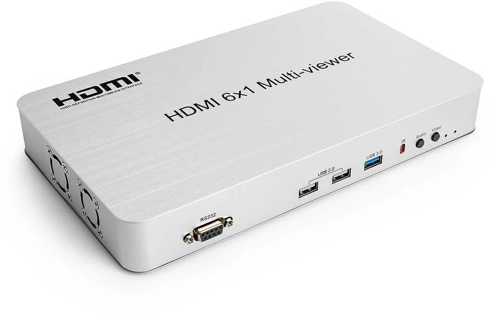 Kelių peržiūrų HDMI 6/1 Spacetronik SPH-MV61PIP-Q3