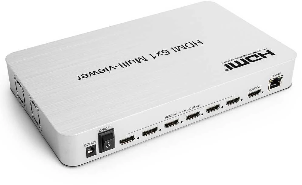 Kelių peržiūrų HDMI 6/1 Spacetronik SPH-MV61PIP-Q3