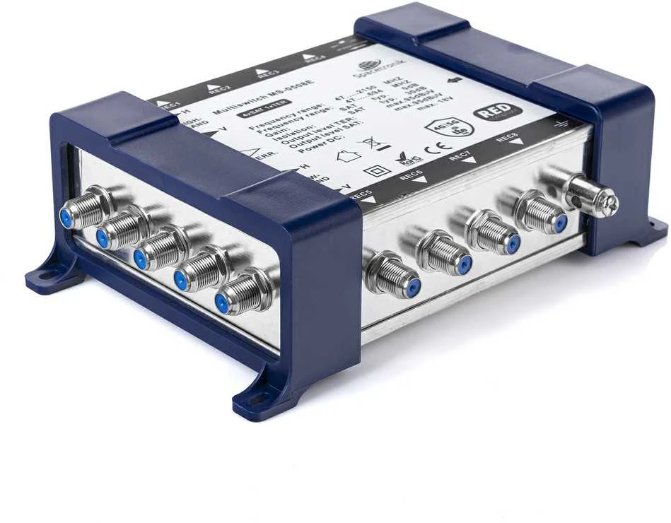 Šakotuvas Multiswitch 9/8 Spacetronik E-Series MS-0908E