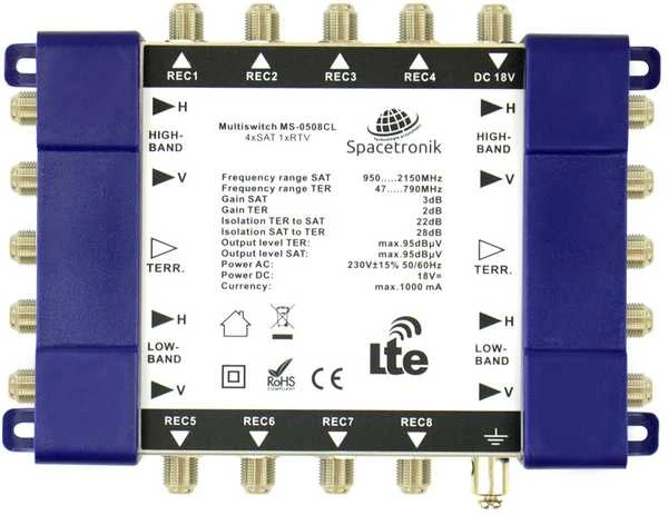 Multiswitch Spacetronik Pro Series MS-0508CL 5/8C