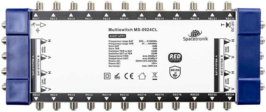 Multiswitch Spacetronik Pro Series MS-0924CL 9/24C