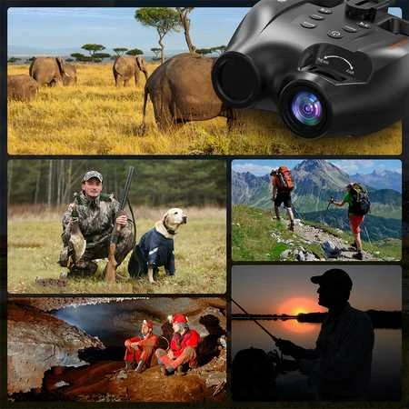 „Noktowizor GTmedia N4 FullHD IR 850nm Zoom 5× 32GB“ vaizdo kamera