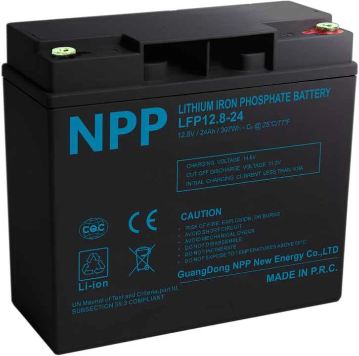 Npp Power Akumuliatorius LFP LiFePO4 12.8V 24Ah T12