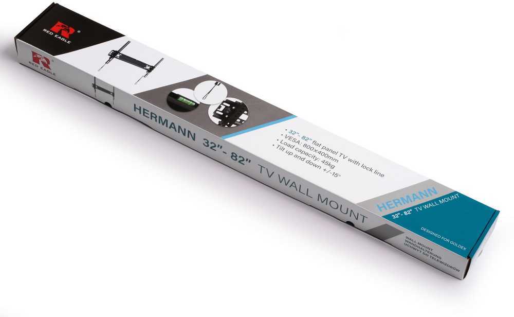 Opticum Laikiklis LCD Raudona Eagle Hermann 32-82" 800x400 VESA