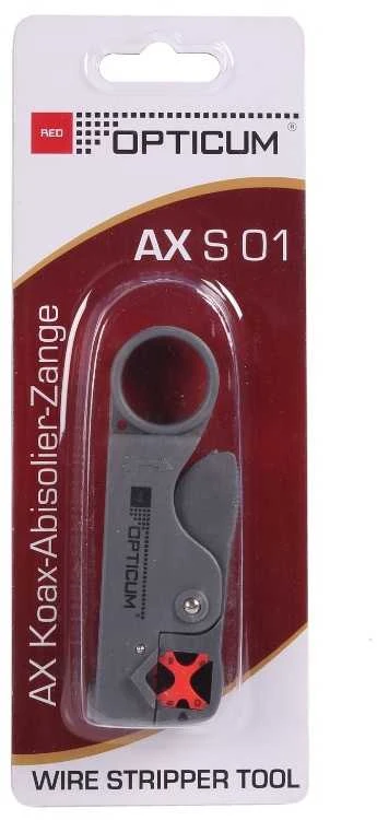 Opticum Izoliacijos nuėmiklis RG59 jungtims. RG6 Raudona AX S 01
