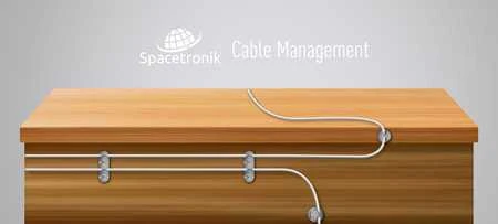 Kabelių organizatorius Spacetronik SPK-102