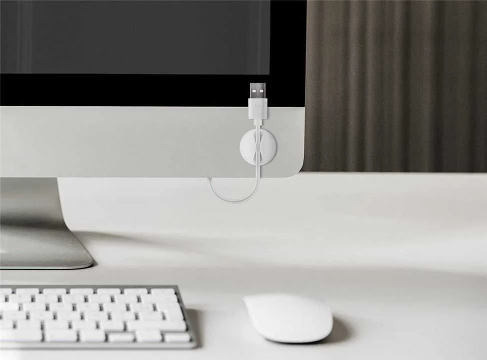 Goobay Desk Wire Management – 5 pakuotės, balta