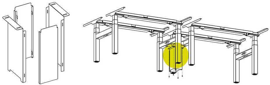 Organizatorius su kabliu Spacetronik ERGOLINE SPK-223B SPK2