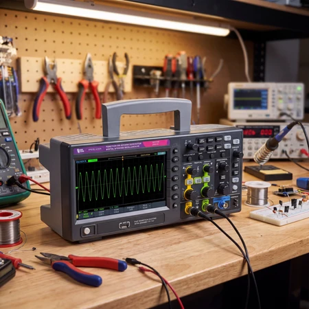 Oscyloskop Skaitmeninis Spacetronik A3500 2+1CH 500MHz