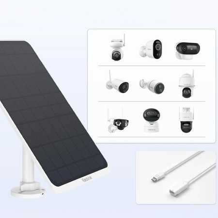Saulės panelė 12W Reolink Solar3 balta 4m