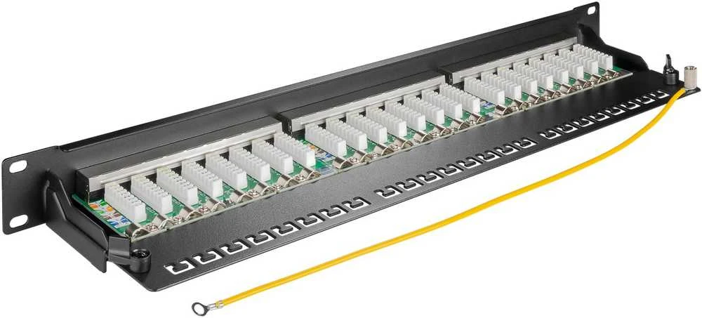 „Goobay“ komutacinė panelė FTP CAT 6A Ekranowan OR19PANEL24CAT6AB