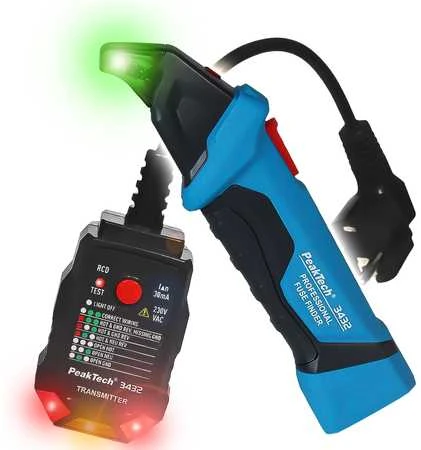 PeakTech 3432 RCD saugiklių ieškiklis