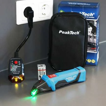 PeakTech 3432 RCD saugiklių ieškiklis