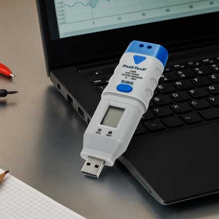 PeakTech 5186 USB nuolatinės srovės įtampos matuoklis