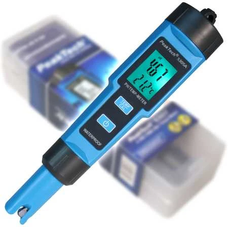 PeakTech 5305A skysčio pH ir temperatūros matuoklis