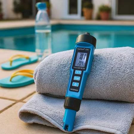 PeakTech 5306 pH, temperatūros ir EB skysčio matuoklis