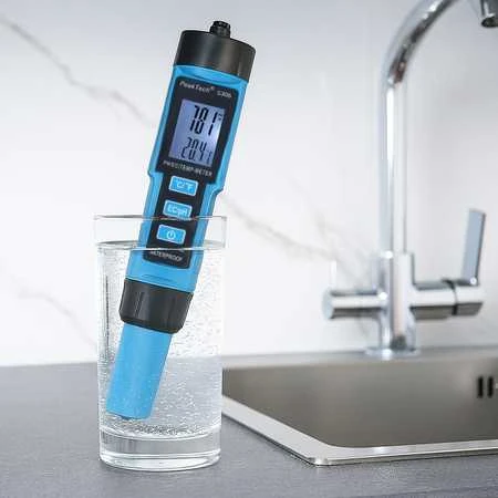 PeakTech 5306 pH, temperatūros ir EB skysčio matuoklis