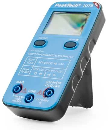 „PeakTech P 1073“ išmanusis skaitmeninis multimetras 10A 600V
