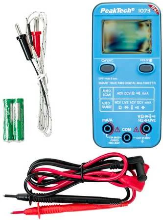 „PeakTech P 1073“ išmanusis skaitmeninis multimetras 10A 600V