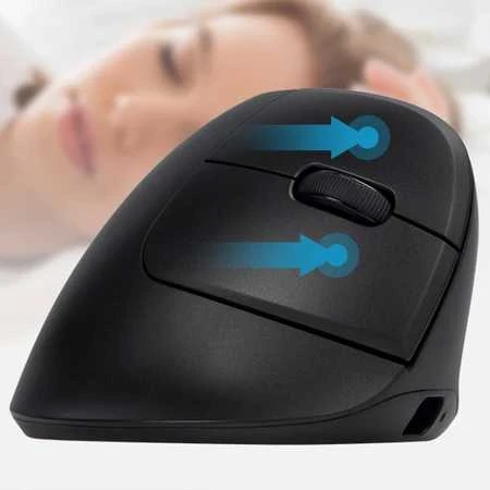 Optinė pelė Delux M618AIR GX juoda, belaidė
