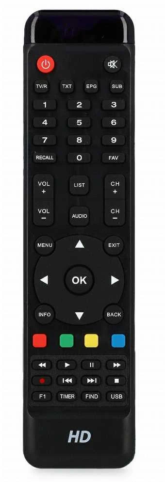 DVB-T2/C dekoderio nuotolinio valdymo pultas OPTICUM HBBTV T-BOX