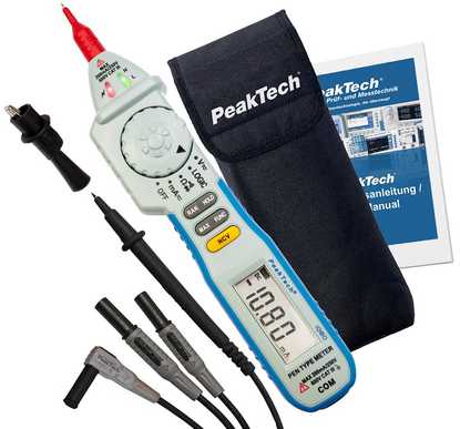 Piórowy PeakTech 1080 rašiklio tipo multimetras