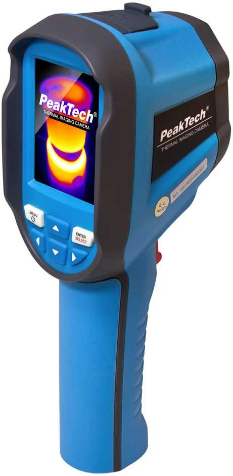 Pirometras 5-in-1 PeakTech 5610B terminio vaizdo kamera