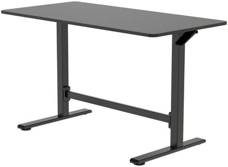 Juodas pneumatinis Spacetronik stalas 120x60 cm
