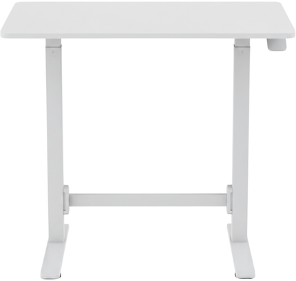 Spacetronik Pneumatiškai reguliuojamas rašomasis stalas, 80 × 50 cm, baltas