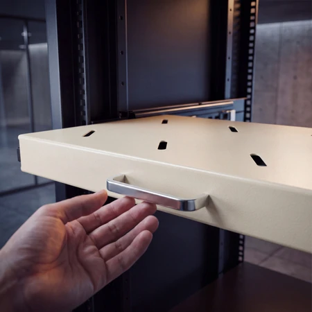 Ištraukiama lentyna Rack 19 spintai SPR_RA10W