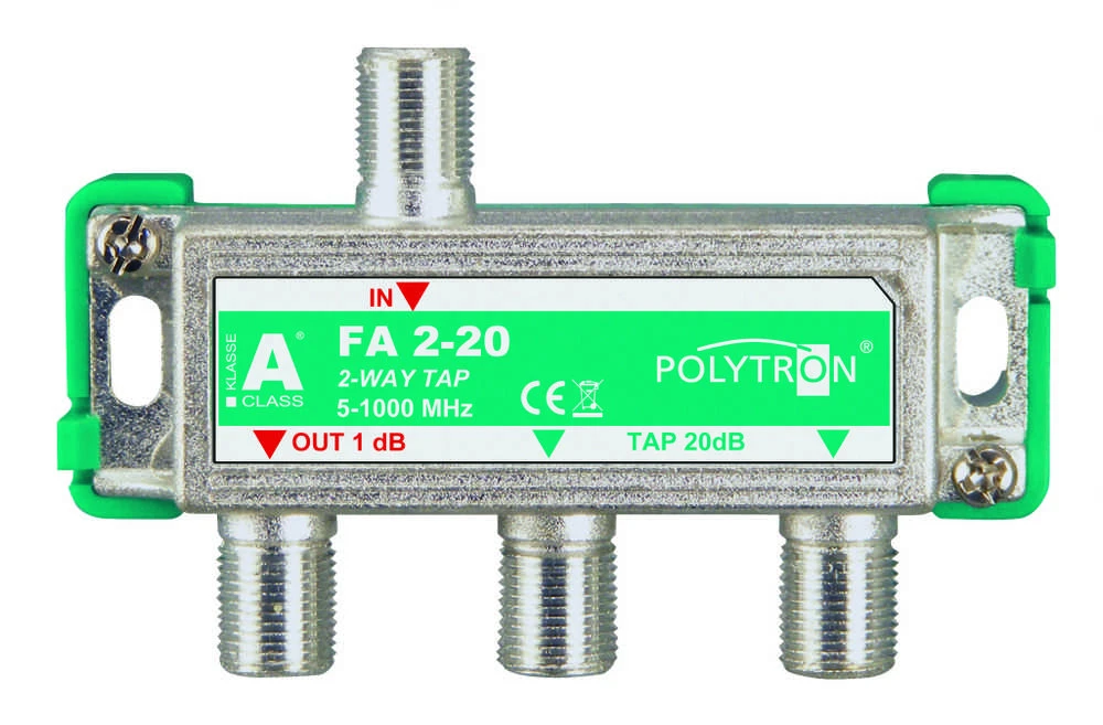 Polytron FA 2-20 signalo skirstytuvas su 20dB atšaka