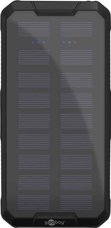 PowerBank Goobay 20000 mAh su QC PD saulės baterija