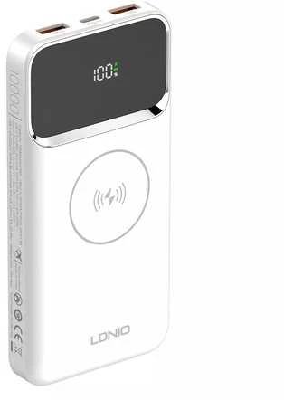 Powerbank LDNIO 10000 mAh Qi indukcinis magnetas USB-C