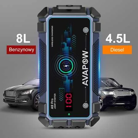 Avapow Eu 12 V 2500 A 59 Wh AVAPOW A9 Pro rotacinis išorinis akumuliatorius
