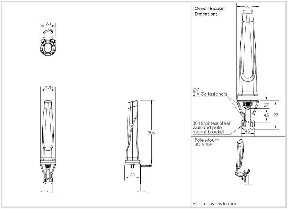 Poynting OMNI-702 2.4GHz Wifi antena