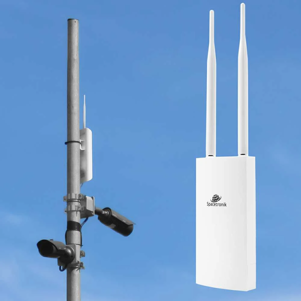 Maršrutizatorius Prieigos taškas lauko 1200Mbps IP66 Spacetronik