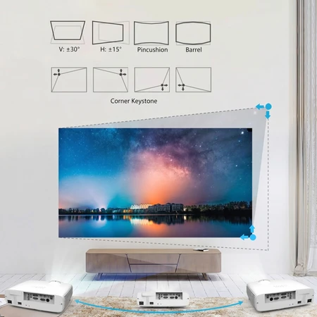 Projektorius BYINTEK NOTE 2 WXGA 3LCD lazerinis 4500 SHT