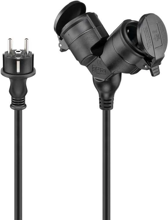 Goobay elektros ilgintuvas 2x lizdas 10m