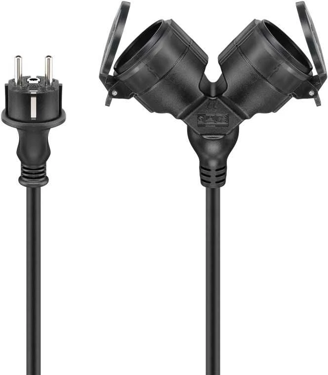 Goobay elektros ilgintuvas 2x lizdas 5m