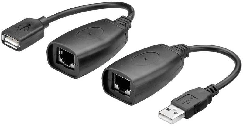 USB adapteris Goobay Hi-Speed USB - USB Juodas (93321)