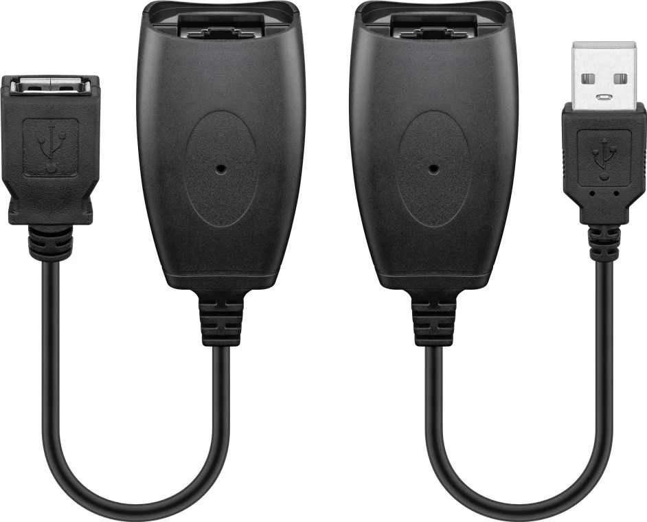 USB adapteris Goobay Hi-Speed USB - USB Juodas (93321)