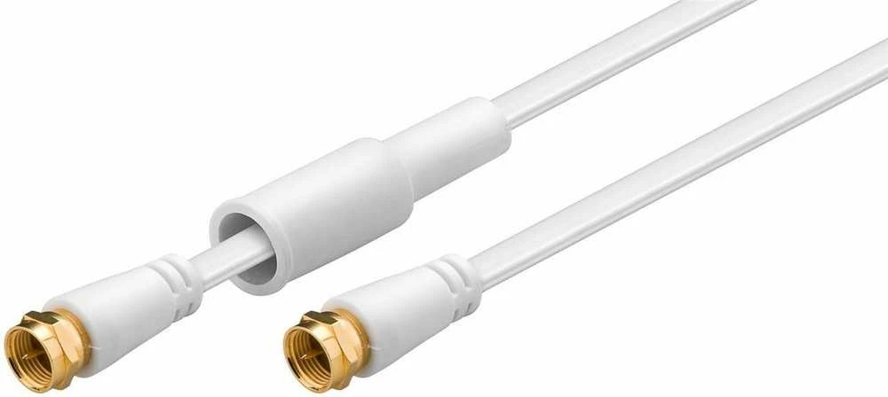Kabelis Goobay Antenowy (F) 10m balta (67298)