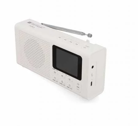 Radio DAB+/DAB/FM/BT OPTICUM Raudonas TON5 - balta