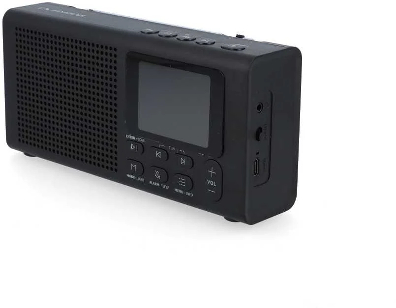 Radio DAB+/DAB/FM/BT OPTICUM Raudonas TON5 - Juoda