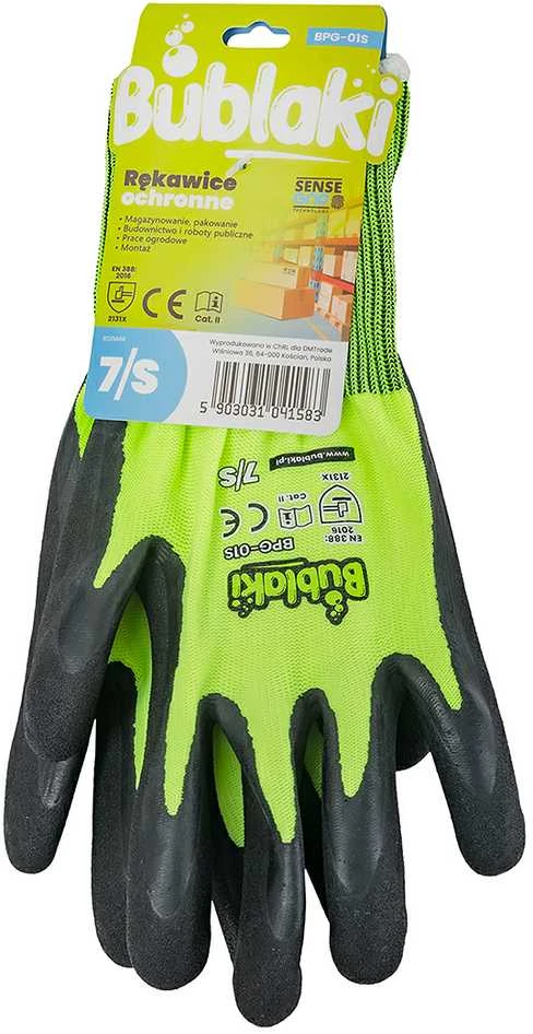 Bublaki BPG-01S apsauginės pirštinės, dydis S/7