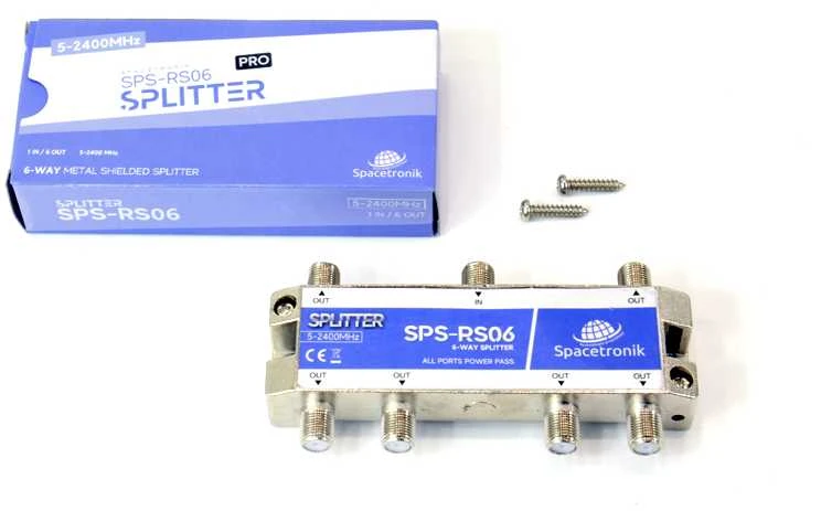 Daliklis 1/6 5-2400 MHz Spacetronik SPS-RS06