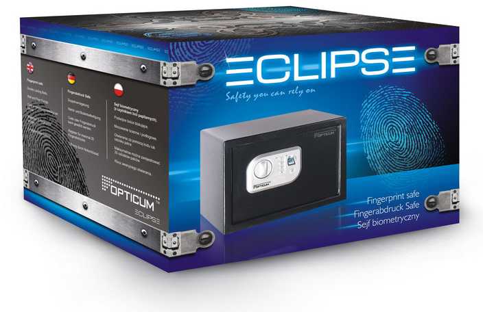„Opticum ECLIPSE Seifas“ – biometrinis pirštų atspaudų seifas