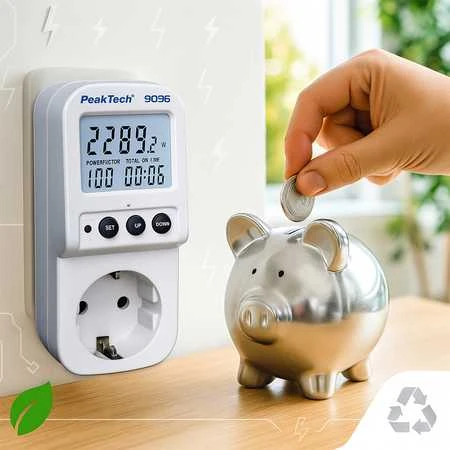 Skaitmeninis energijos skaitiklis PeakTech 9036